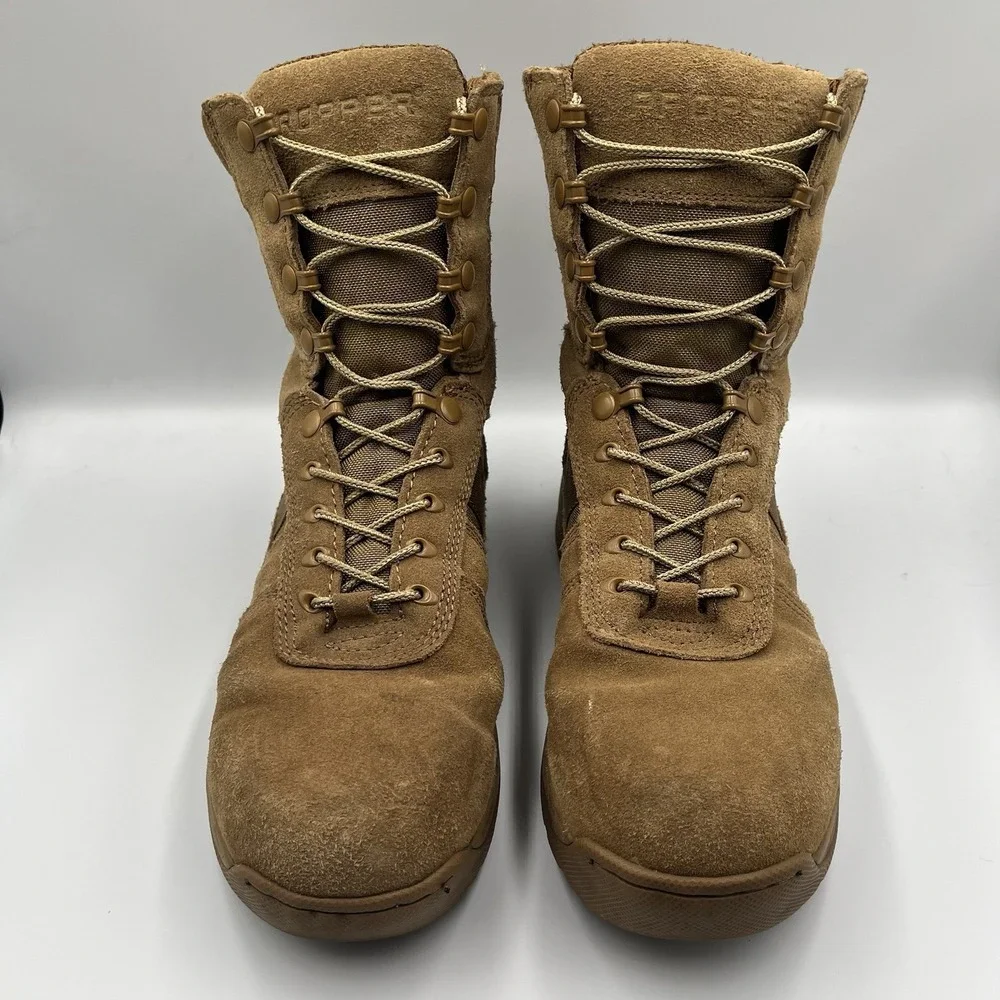 Propper Series 100 F4508 Men Tan Lace Up Military Boots AR670-1 Compliant 8.5M